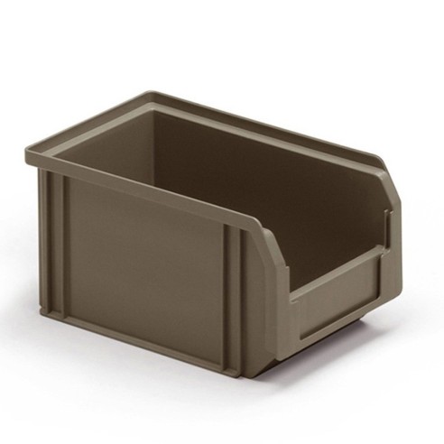 Contenitori a Bocca di Lupo Grigio Scuro Replast R