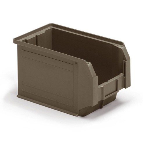 Contenitori a Bocca di Lupo Grigio Scuro Replast R