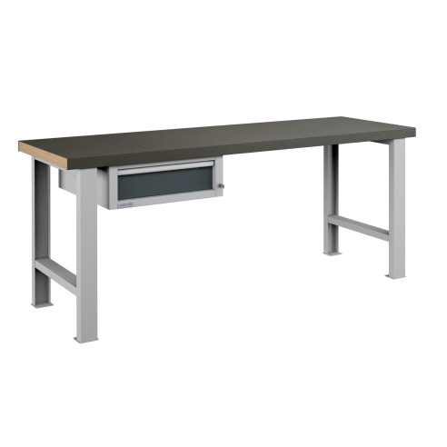 BANCO LAVORO 1 CASSETTO PROFESSIONALE 2000 x 750 mm portata 400 KG.