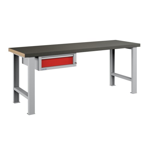 BANCO LAVORO 1 CASSETTO PROFESSIONALE 2000 x 750 mm portata 400 KG.