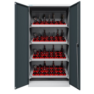 ARMADIO PORTAUTENSILI A BATTENTE 4 TELAI CON SUPPO