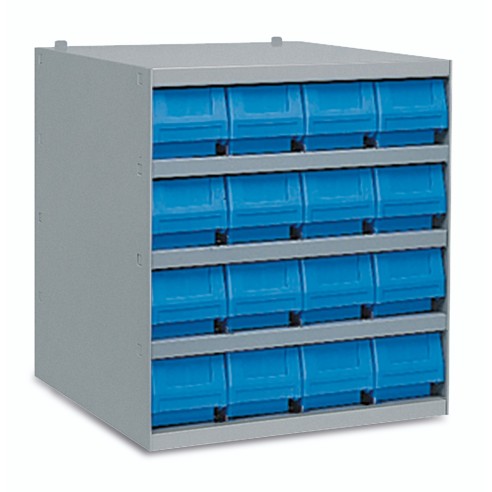 Scaffale RK-BOX profondità 400mm con 16 contenitor