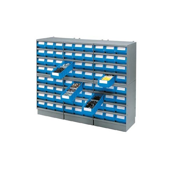 Scaffale RK-BOX profondità 400mm con 16 contenitor