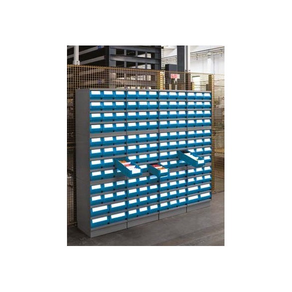 Scaffale RK-BOX profondità 400mm con 16 contenitor