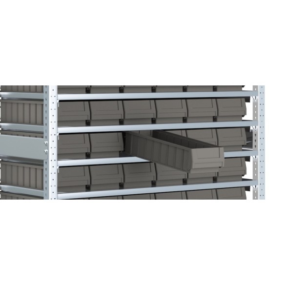 Scaffale Porta Minuteria profondità 625mm compreso di 86 contenitori RK - 1100x625x1997mm uso professionale