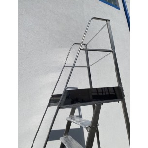 Scala Palchetto Castello SLIM 70cm Acciaio INOX da 100 a 325 cm 2
