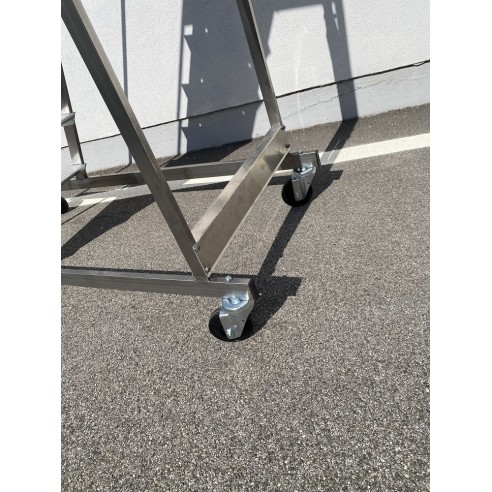 Scala Palchetto Castello SLIM 70cm Acciaio INOX da