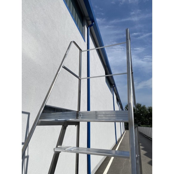 Scala Palchetto Castello SLIM 70cm Acciaio INOX da