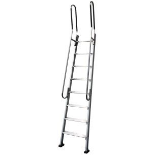 Scala in alluminio scalino 150mm per sbarco soppal