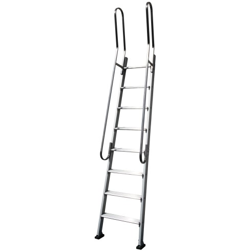 Scala in alluminio scalino 150mm per sbarco soppal