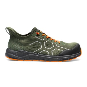 Scarpe Sottozero Flexifly Wave-in Verde/Arancio Antinfortunistiche da Lavoro S1PS | Estrema leggerezza e praticità slip-on 2