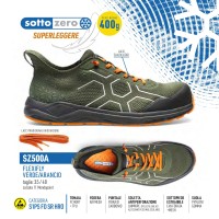 Scarpe Sottozero Flexifly Wave-in Verde/Arancio An