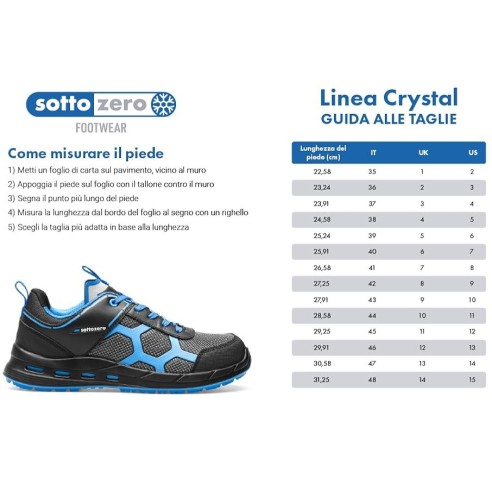 Scarpe Antinfortunistiche da Lavoro Sottozero S1PS