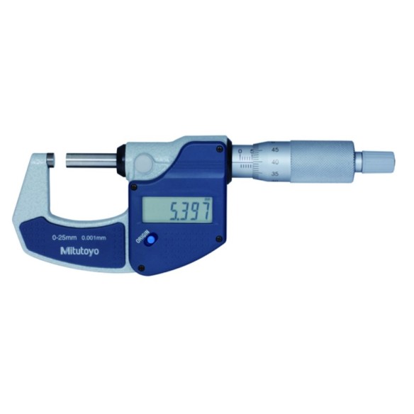 Mitutoyo 293-821-30 Micrometro digitale IP65 0-25 mm, senza uscita