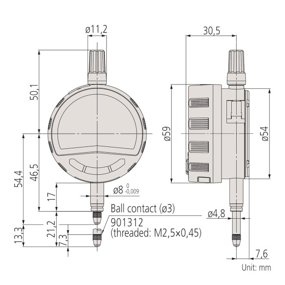 Mitutoyo 543-700B – Comparatore Digitale ABSOLUTE 
