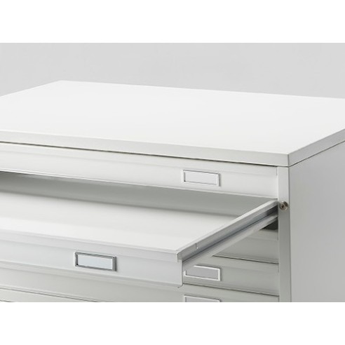 OUTLET x piccola ammaccatura Cassettiera ECO A0 5 Cassetti con RUOTE Portadisegni Bianco componibile orizzontale cm 144x96x58h
