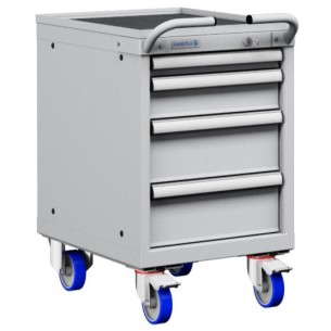 CASSETTIERA CON RUOTE CARRELLO PORTA UTENSILI 18x2