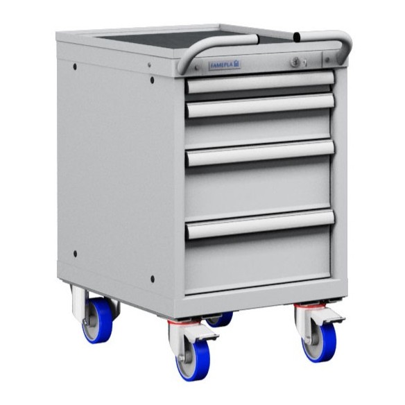 CASSETTIERA CON RUOTE CARRELLO PORTA UTENSILI 18x2