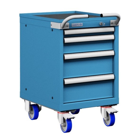 CASSETTIERA CON RUOTE CARRELLO PORTA UTENSILI 18x2