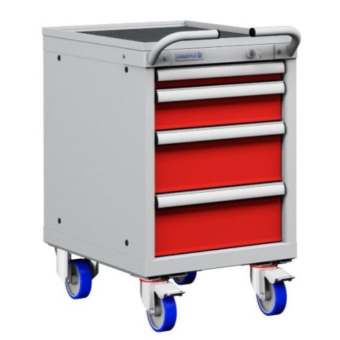 CASSETTIERA CON RUOTE CARRELLO PORTA UTENSILI 18x2