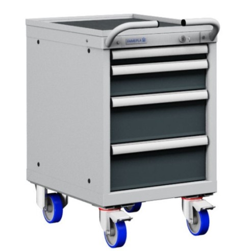 CASSETTIERA CON RUOTE CARRELLO PORTA UTENSILI 18x2