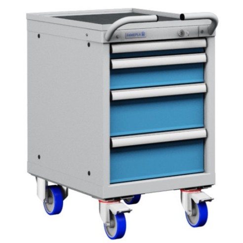 CASSETTIERA CON RUOTE CARRELLO PORTA UTENSILI 18x2