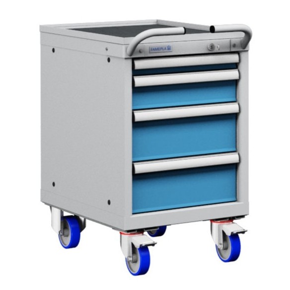 CASSETTIERA CON RUOTE CARRELLO PORTA UTENSILI 18x2