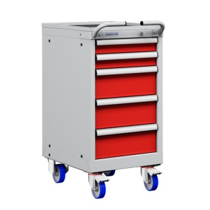 CARRELLO PORTA UTENSILI 18x27 Eh (L 411 x P 572 x H 872) 6 cassetti 2