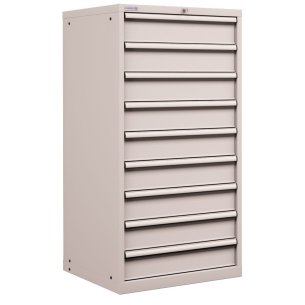 CASSETTIERA METALLO INDUSTRIALE OFFICINA 36 X 36 Eh (L 717 x P 725 x H 1450) 9 CASSETTI
