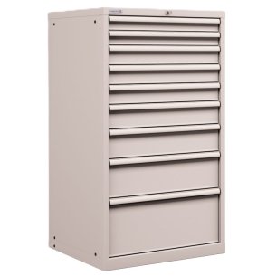 CASSETTIERA METALLO INDUSTRIALE OFFICINA 36 X 36 Eh (L 717 x P 725 x H 1325) 9 CASSETTI