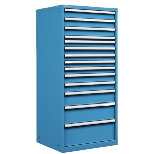 CASSETTIERA METALLO INDUSTRIALE OFFICINA 36 X 36 Eh (L 717 x P 725 x H 1625) 11 CASSETTI 2