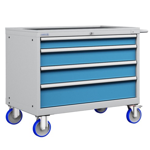 CASSETTIERA CARRELLO METALLO INDUSTRIALE OFFICINA 