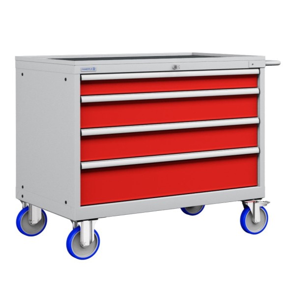 CASSETTIERA CARRELLO METALLO INDUSTRIALE OFFICINA 