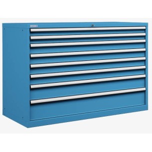 CASSETTIERA METALLO METALLO INDUSTRIALE OFFICINA 78 X 36 Eh (L 1431 x P 725 x H 1000) 8 CASSETTI 2