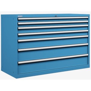 CASSETTIERA METALLO METALLO INDUSTRIALE OFFICINA 78 X 36 Eh (L 1431 x P 725 x H 1000) 7 CASSETTI 2