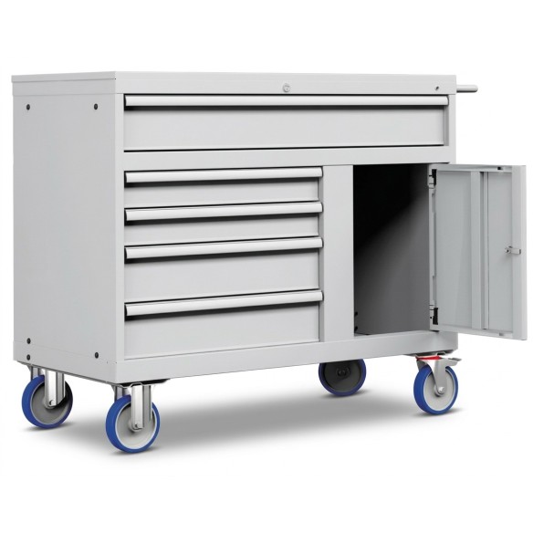 Carrello porta utensili 64x27 Eh con anta e 5 cass