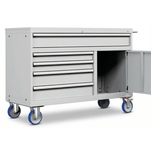 Carrello porta utensili 78x27 Eh con anta e 5 cass
