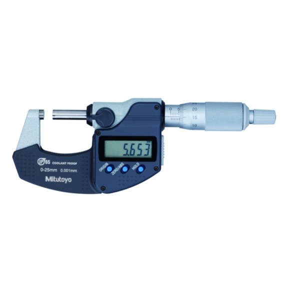 Mitutoyo 293-241-30 Micrometro digitale IP65 per esterni IP65 25-50 mm, senza uscita