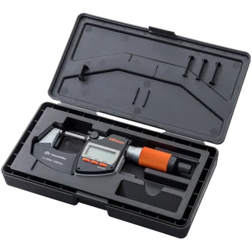 Mitutoyo 293-140-40 Micrometro digitale IP65 QuantuMike 0-25 mm, con uscita bidirezionale