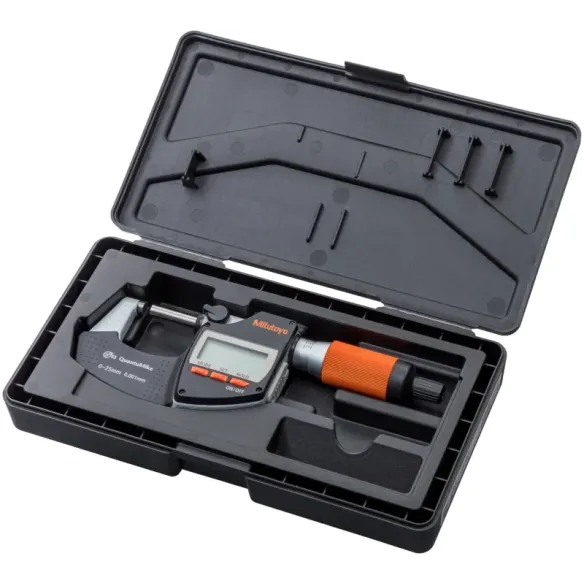 Mitutoyo 293-140-40 Micrometro digitale IP65 QuantuMike 0-25 mm, con uscita bidirezionale