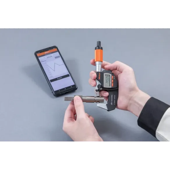 Mitutoyo 293-141-40 Micrometro digitale IP65 QuantuMike 25-50 mm, con uscita bidirezionale