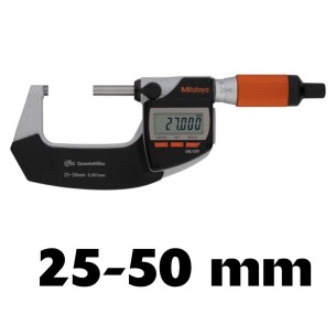 Mitutoyo 293-141-40 Micrometro digitale IP65 QuantuMike 25-50 mm, con uscita bidirezionale