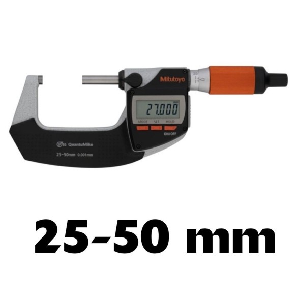 Mitutoyo 293-141-40 Micrometro digitale IP65 QuantuMike 25-50 mm, con uscita bidirezionale