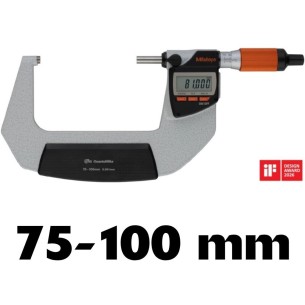 Mitutoyo 293-143-40 Micrometro digitale IP65 QuantuMike 75-100 mm, con uscita bidirezionale