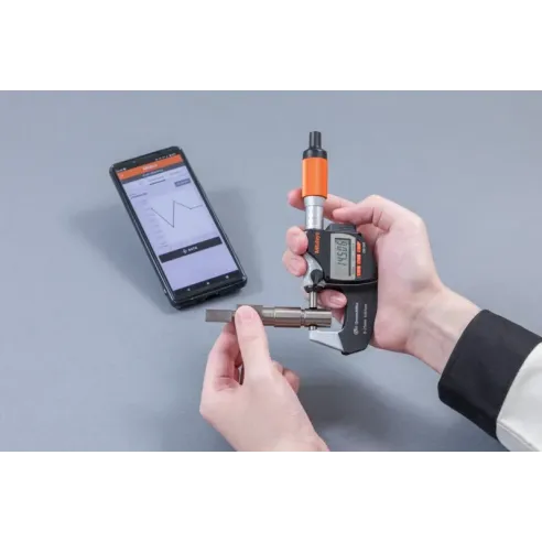 Mitutoyo 293-143-40 Micrometro digitale IP65 QuantuMike 75-100 mm, con uscita bidirezionale