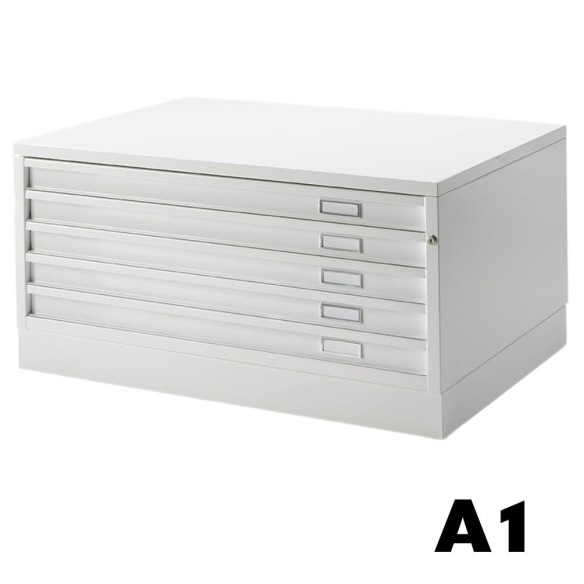 Cassettiera PRO A1 5 Cassetti Portadisegni Bianco CAM orizzontale cm 116x75,5x54h