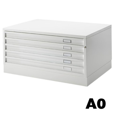Cassettiera Portadisegni PRO A0 5 Cassetti Portadisegni Bianco componibile orizzontale cm cm 144x96x54h
