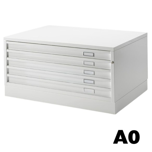 Cassettiera Portadisegni PRO A0 5 Cassetti Portadisegni Bianco componibile orizzontale cm cm 144x96x54h
