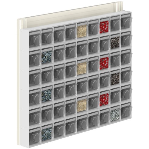 Porta minuterie Scaffale 54 Cassetti Trasparenti B