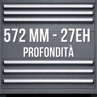 PROFONDITA' 572 mm 27Eh